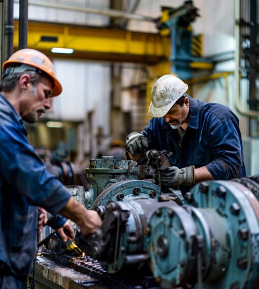 maintenance-team-conducting-preventive-maintenance-machinery maintenance-team-conducting-preventive-maintenance-machinery